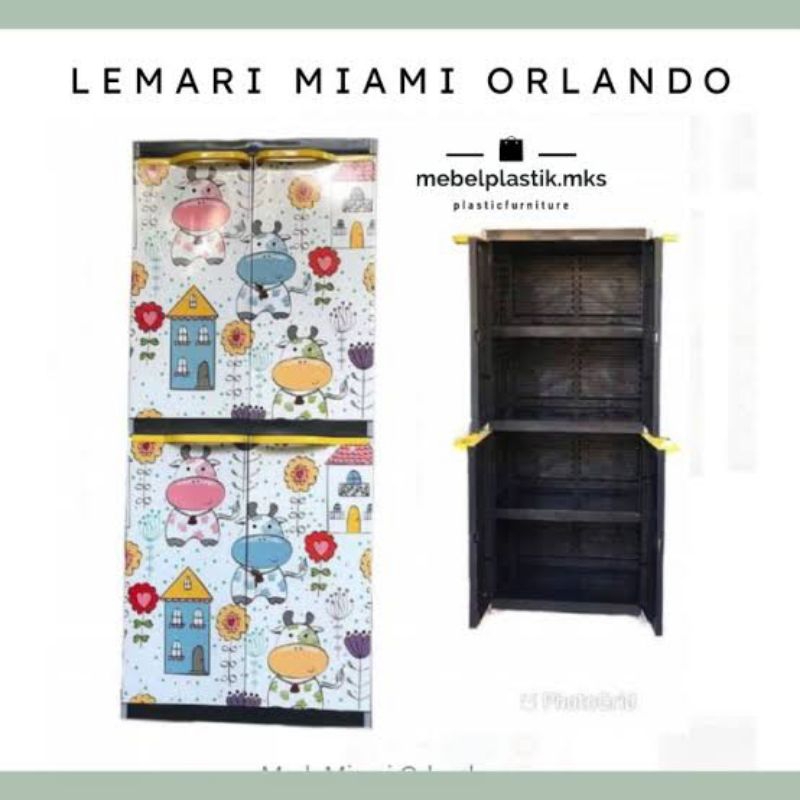 Lemari Plastik/Rak Plastik Miami Orlando Printing