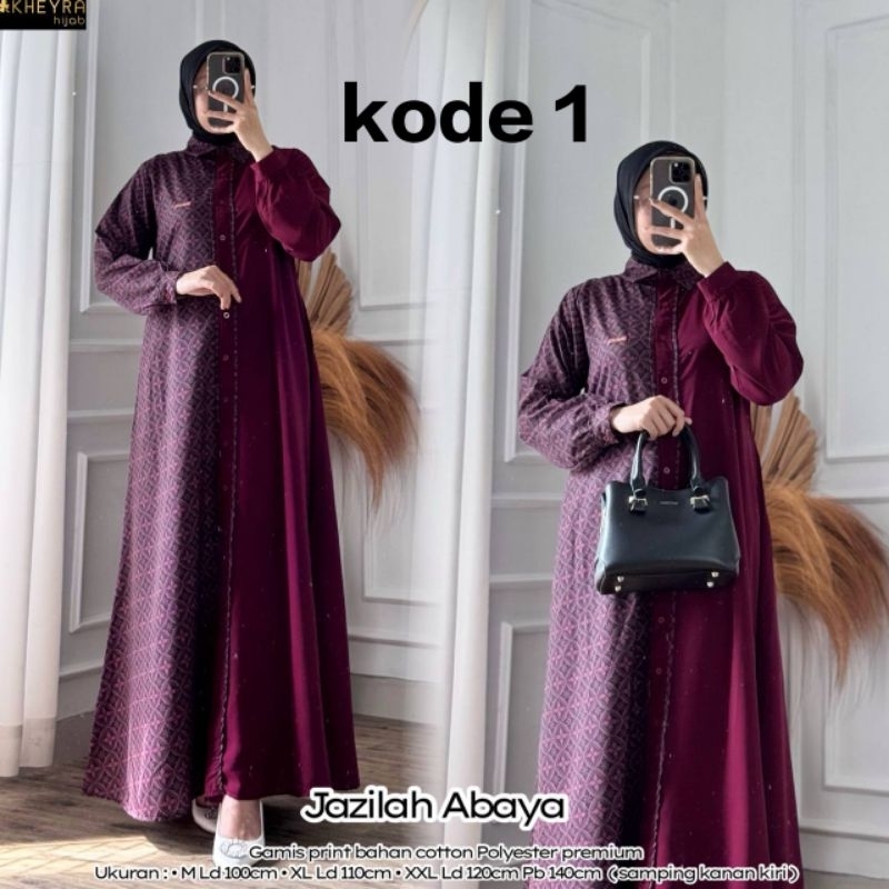 Jazilah Abaya by Alila hijabGamis Batik