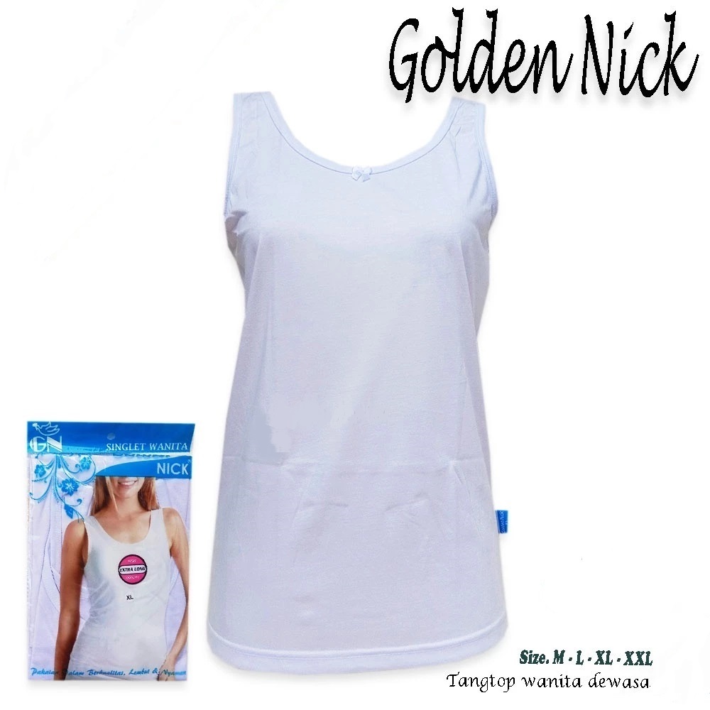 Singlet Golden Nick | Kaos Dalam Wanita | Tanktop Golden Nick | Kaos | Singlet Wanita - Kshop