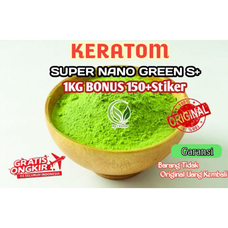 

Powder King Ijo Pontianak Kalimantan 150gr+stiker