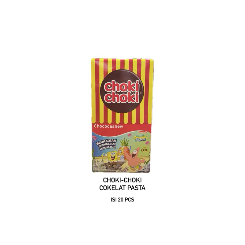 

CHOKI-CHOKI COKELAT PASTA ISI 20 PCS