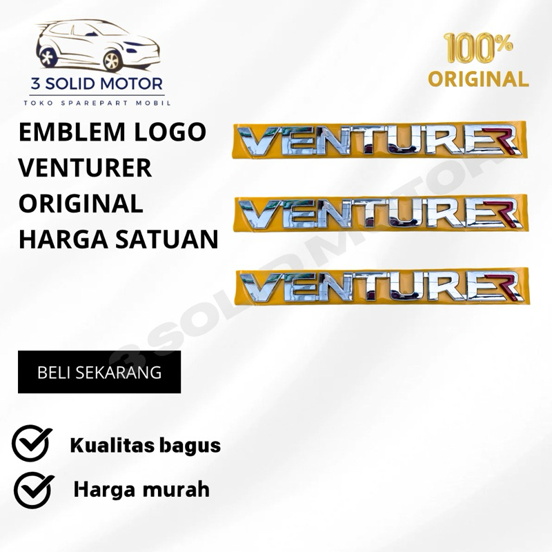 EMBLEM LOGO VENTURER ORIGINAL