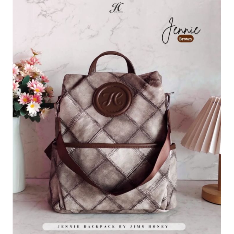 Tas punggung jennie Backpack jims honey