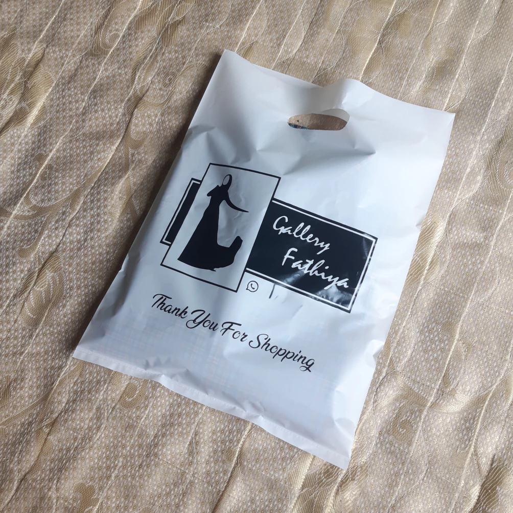 [25x35]..plastik packing/custom sablon/free desain/plastik olshop/plastik toko/plastik hijab/kresek