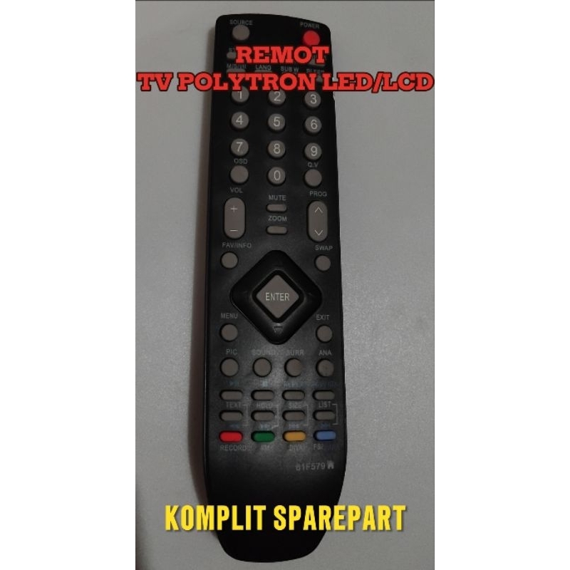 Remot tv polytron LED-LCD / Remot tv polytron 81F579