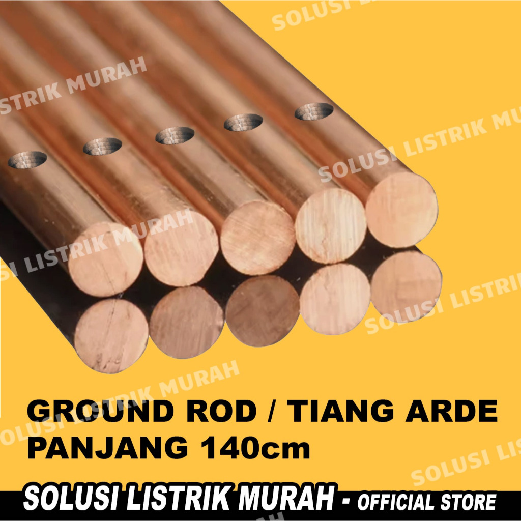 Besi Arde / Tiang Arde / Besi Ground / Ground Rood / Ground Rod - 10mm / 12 mm