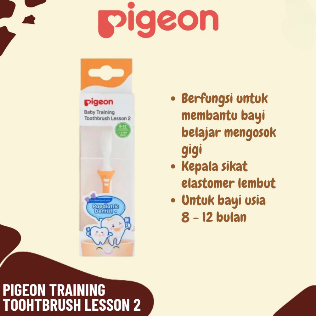 Pigeon Training Toothbrush Lesson 2 - Sikat Gigi Bayi