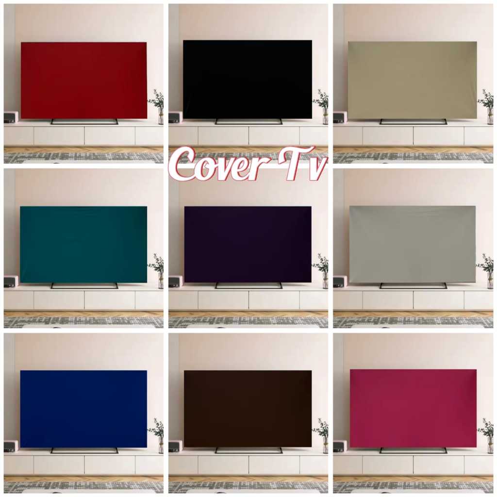 Sarung penutup TV layar monitor / Cover monitor komputer / Elastis