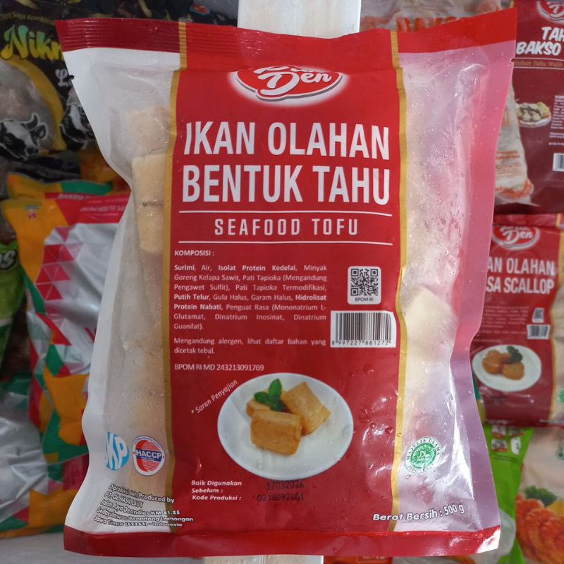 

Pak Den Ikan Olehan Bentuk Tahu Seafood Tahu 500g