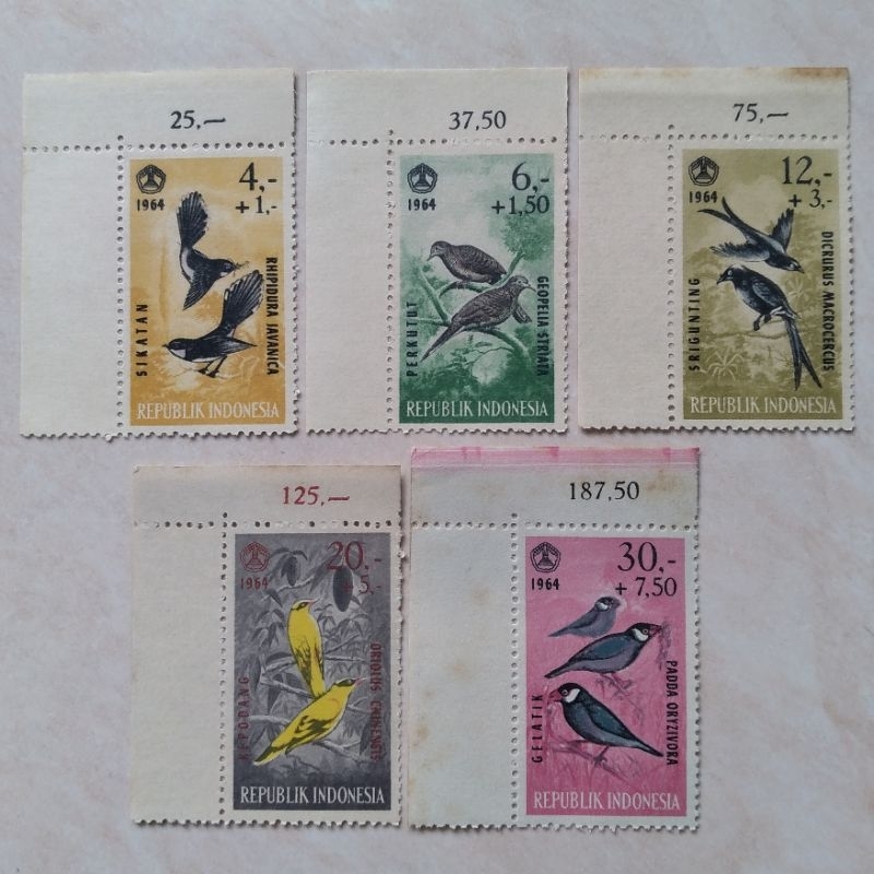 

Perangko Prangko Kuno Set Lengkap Seri Burung 1964 Mint - YN2147