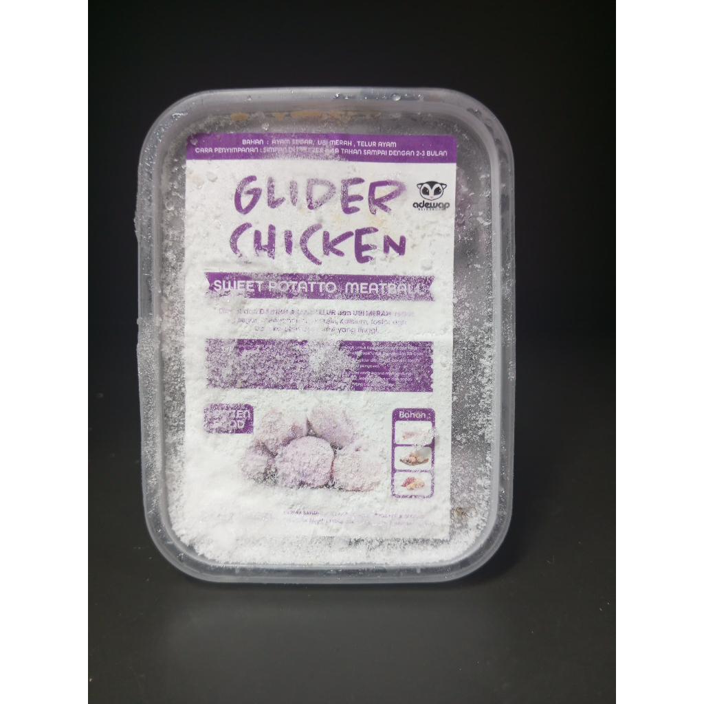 ADEWAP GLIDER Frozen Food Sweet Potato  Meatball Glider Chicken For Sugar Glider