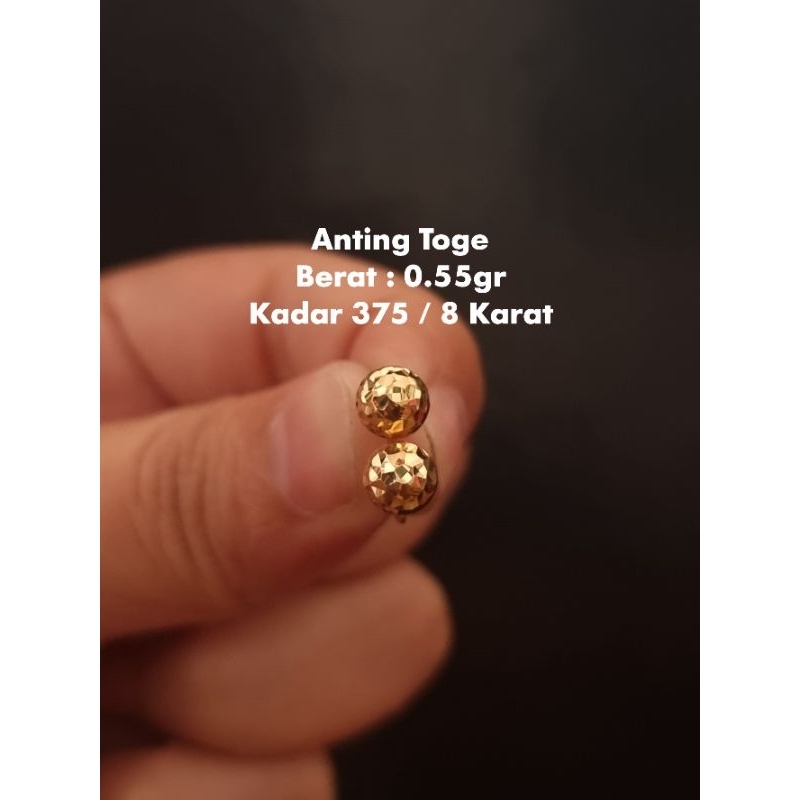 Anting Emas Model Toge Blink Blink Kadar 375
