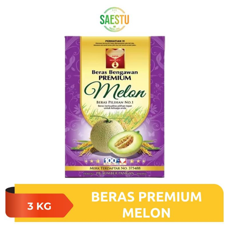 

Beras Premium Melon 3kg
