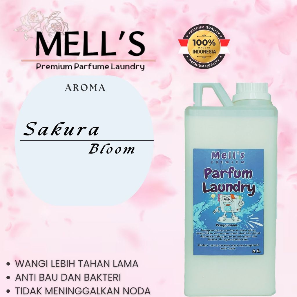 Mell's Parfume Laundry || Parfume Laundry Spray 1 liter