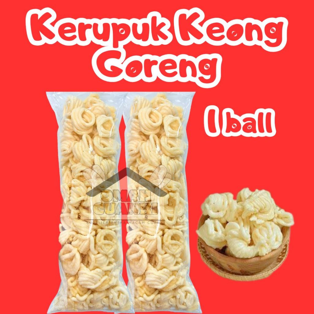 

1 Bal Kerupuk Keong Goreng / Kerupuk Sanggul