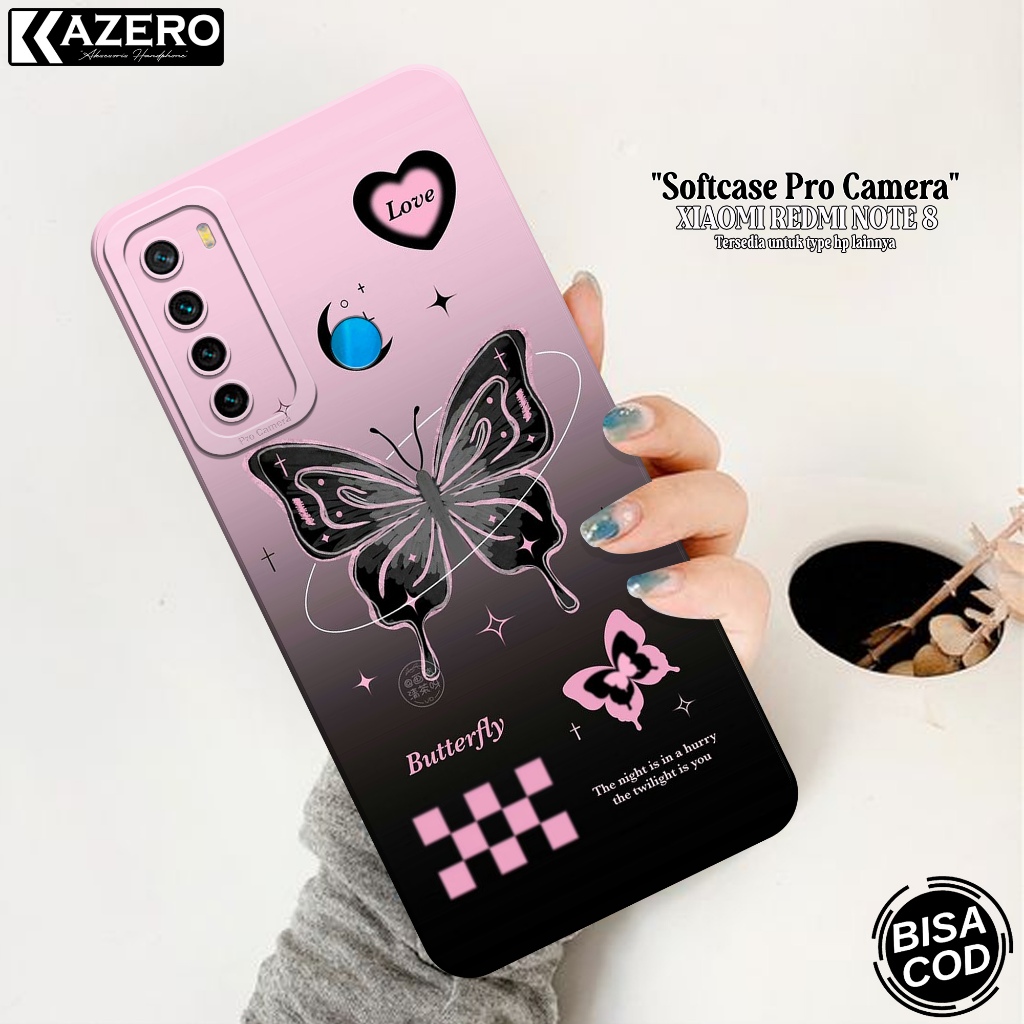 Kesing XIAOMI REDMI NOTE 8 Fashion Case Aesthetic Silikon Pro Camera Softcase XIAOMI REDMI NOTE 8 Co
