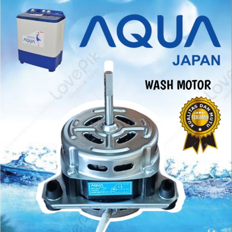 DINAMO WASH DINAMO CUCI MESIN CUCI AQUA JAPAN MESIN CUCI 2 TABUNG ORIGINAL