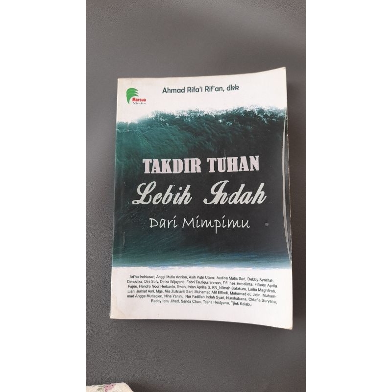 Buku Rifa'i Rif'an, Takdir Tuhan Lebih Indah Dari Mimpimu [PRELOVED]