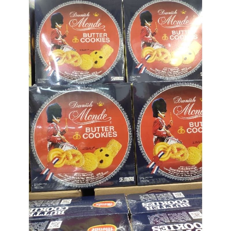 

MONDE BUTTER COOKIES BLUE SHELL 908GR