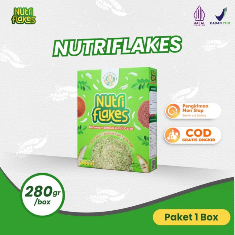 

Nutriflakes Sereal Umbi Garut Atasi Asam Lambung Gerd dan Maag