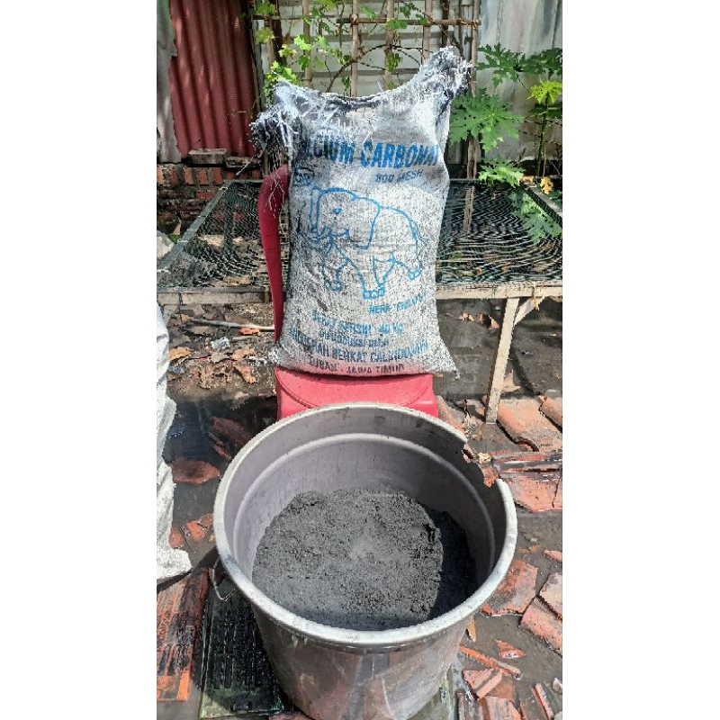 residu arang batok kelapa 1 karung (20-25kg)