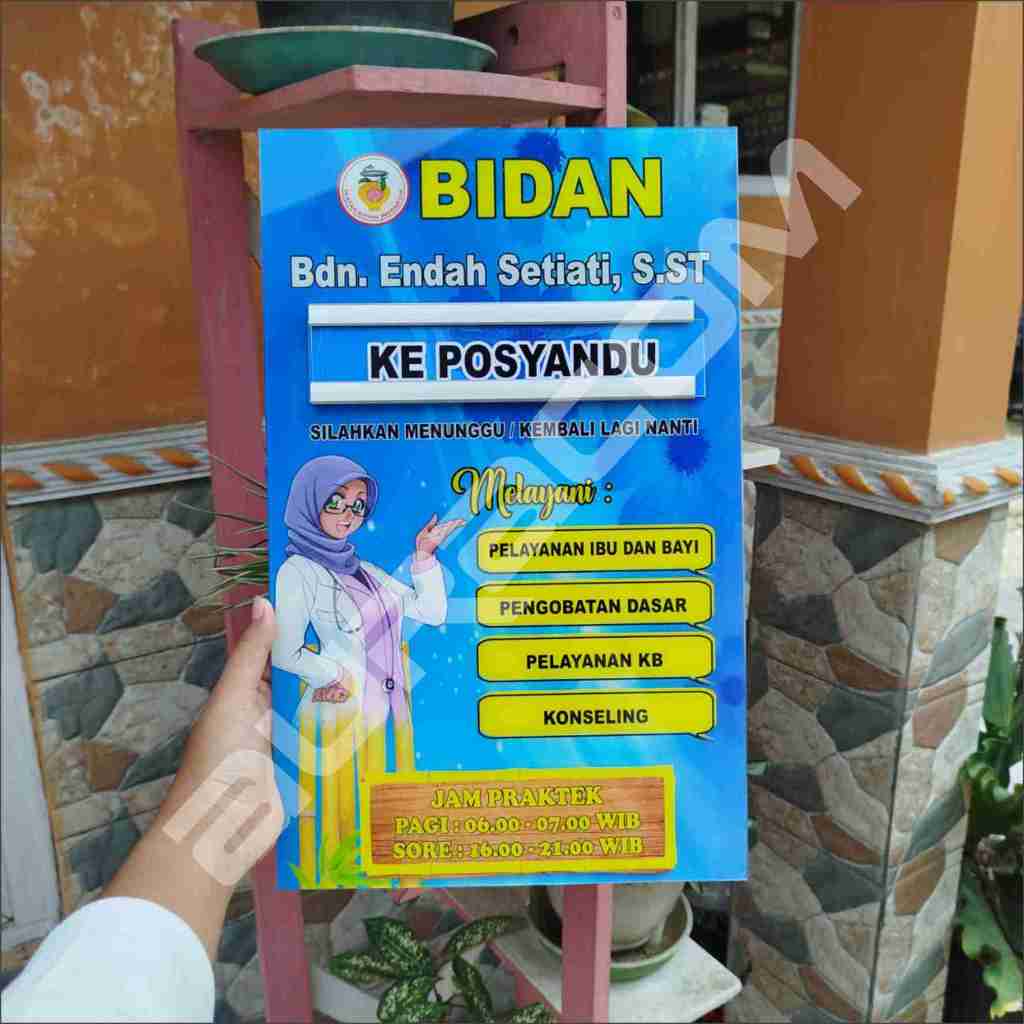 

AKRILIK - SISIPAN - PAPAN BIDAN - CUSTOM - FREE DESIGN ( A75 )