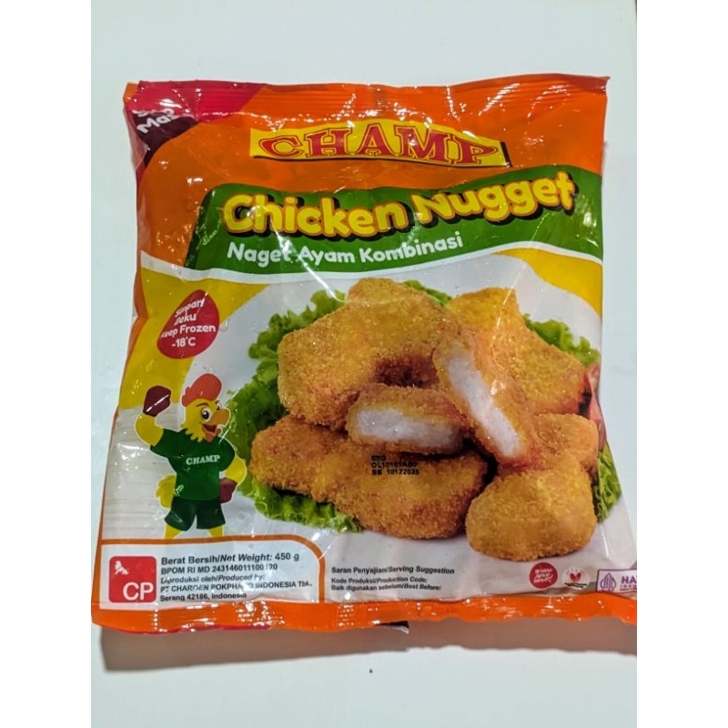 

NUGGET CHAMP AYAM 450GRAM