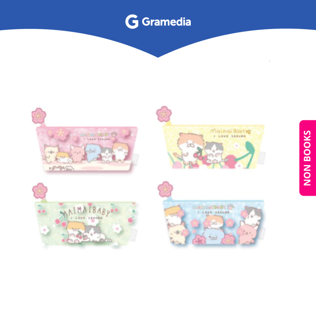 

Gramedia Surabaya - KAKO PENCASE TRAPEZOID MAIMAIBABY CAT MHL070661