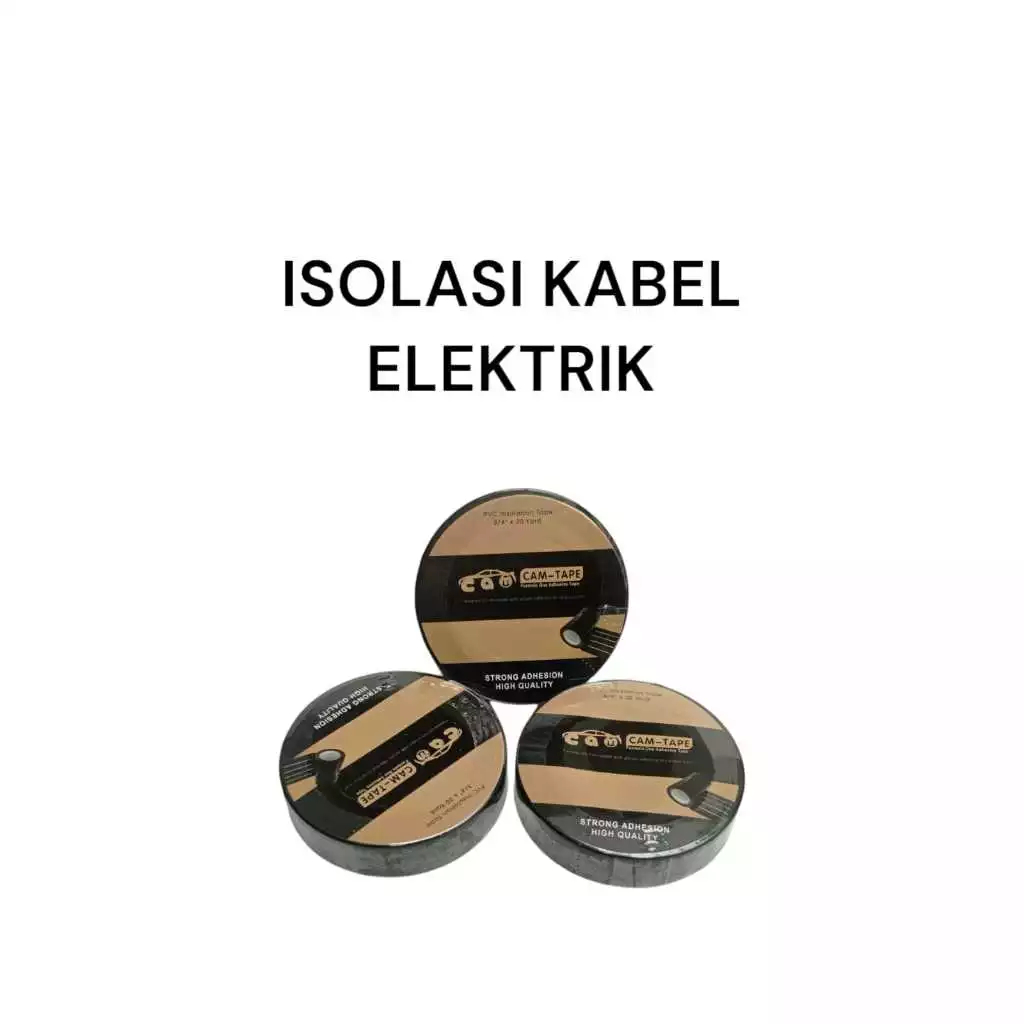 

Selotif isolasi Kabel pvc Hitam Tape 20 Yard 3/4