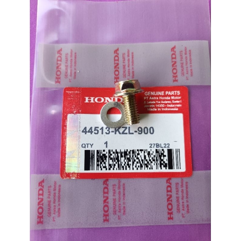 Baut+ ring tutup oli gardan| Honda Vario Honda beat  Honda Scoopy Honda PCX Genio