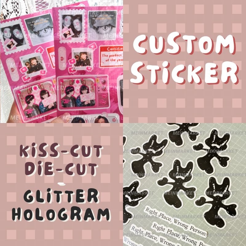 

Cetak Sticker Custom Die Cut & Kiss Cut & Sticker Sheets Stiker Vinyl / Non-Vinyl Laminasi Hologram / Pasir / Glitter untuk Sheet Merchandise Freebies Packaging Merchandise Merch Packing Kpop Koser Fansign Request Kustom Anime Art FanArt
