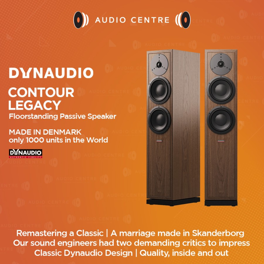 Dynaudio Contour Legacy Floorstanding passive speaker made in Denmark