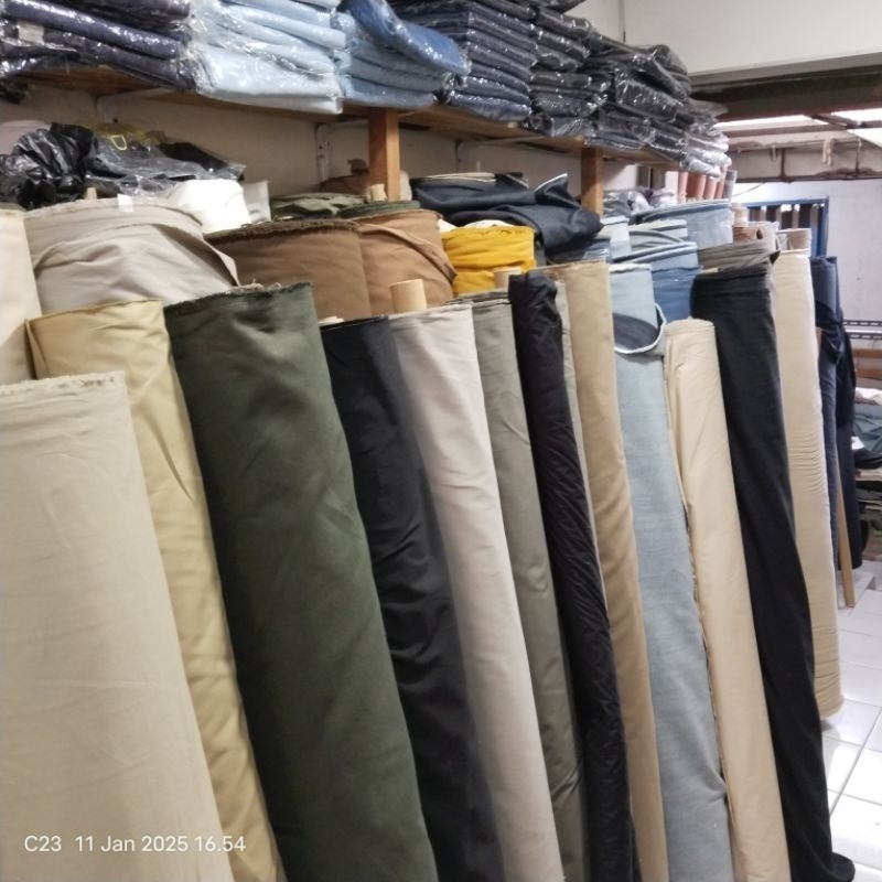 HARGA/0,5 M  KAIN RAFEL DENIM / KAIN RAFEL NON STRETCH JEANS / BAHAN LEVIS DENIM / KAIN CELANA JAKET