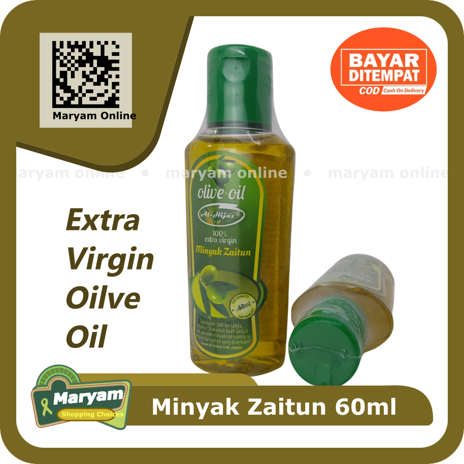 

Maryam Online Minyak Zaitun Extra Virgin Olive Oil 60ml