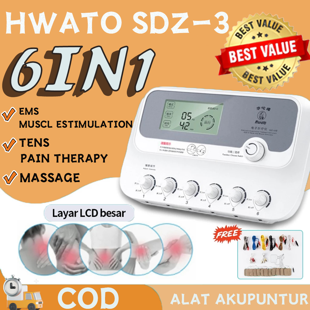 Stimulator Akupuntur Hwato SDZ III 3 Alat Fisioterapi Akupuntur Hwato Alat Tens Fisioterapi Terapi A