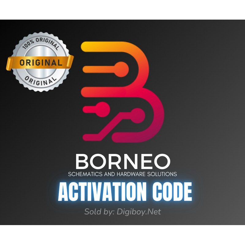 Borneo Schematics 1 Tahun,6bln,3bulan Kode Aktivasi