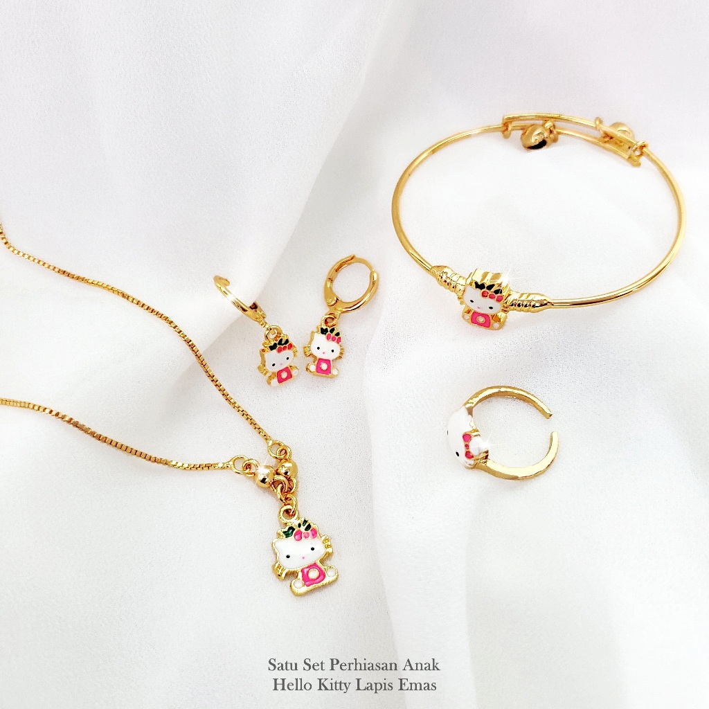 Set Perhiasan Bayi  Emas Lucu Kekinian