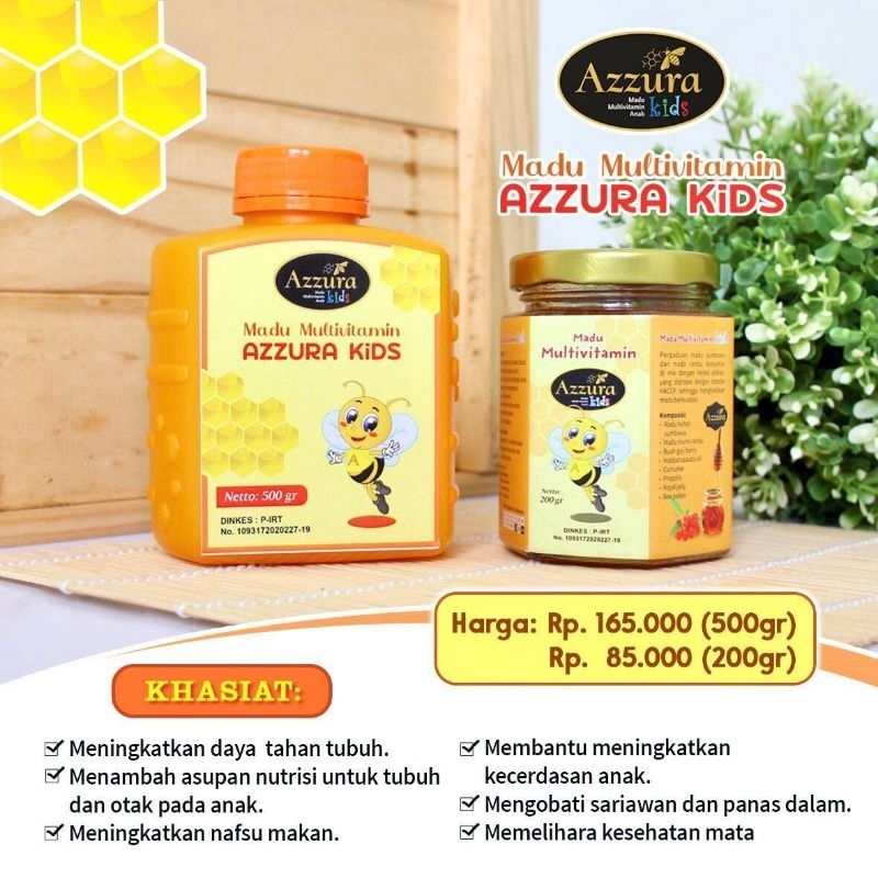 

Madu Azzura | Madu Multivitamin Azzura Kids 200gr & 500gr