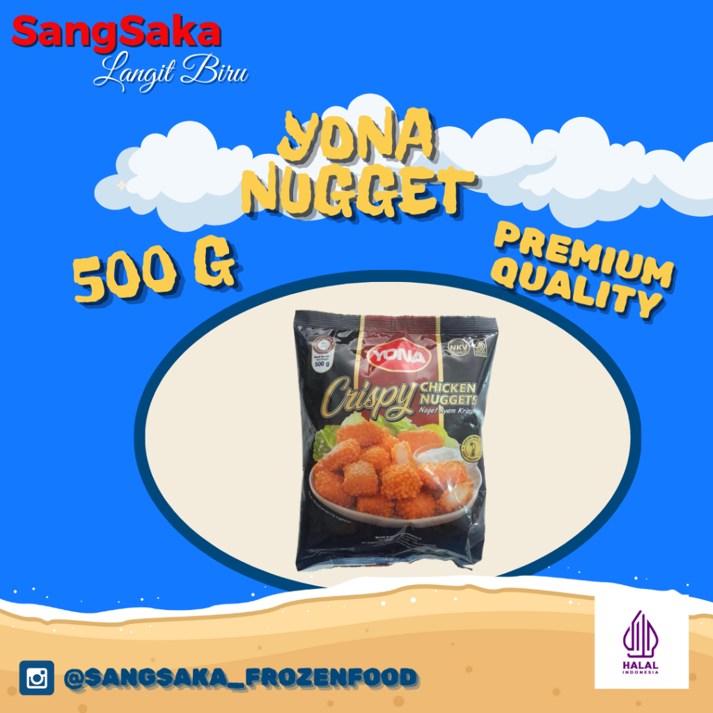 

CHICKEN NUGGET YONA ORIGINAL BERAT 500 GRAM