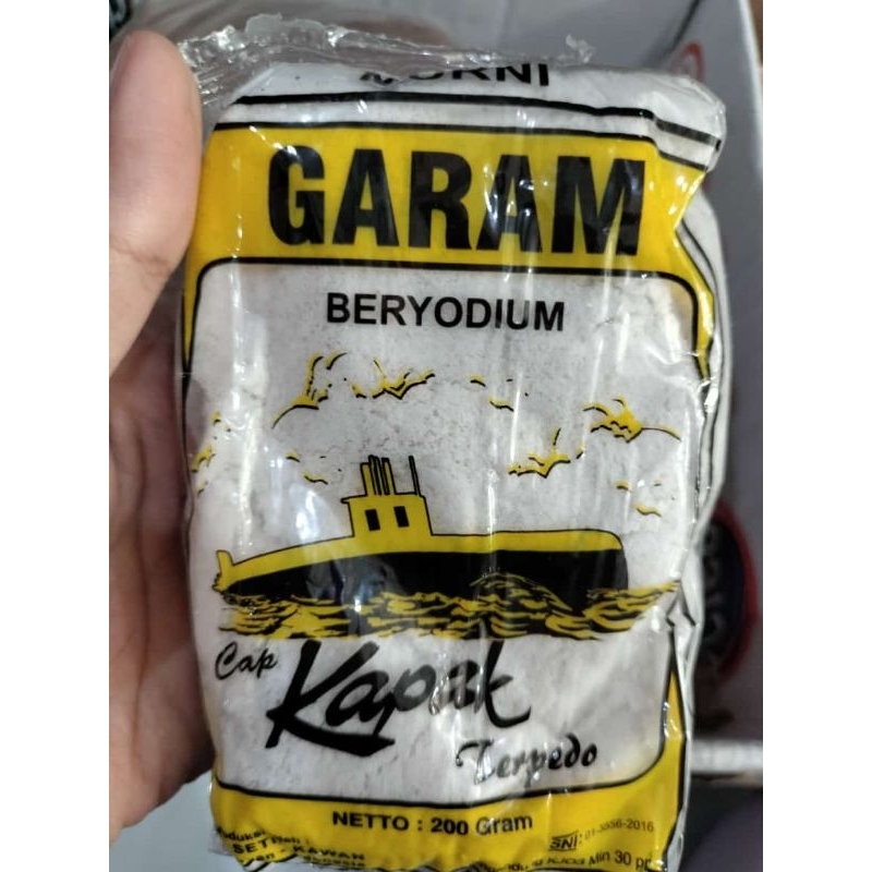 

Garam Kapal Torpedo 200 gr (3pcs)