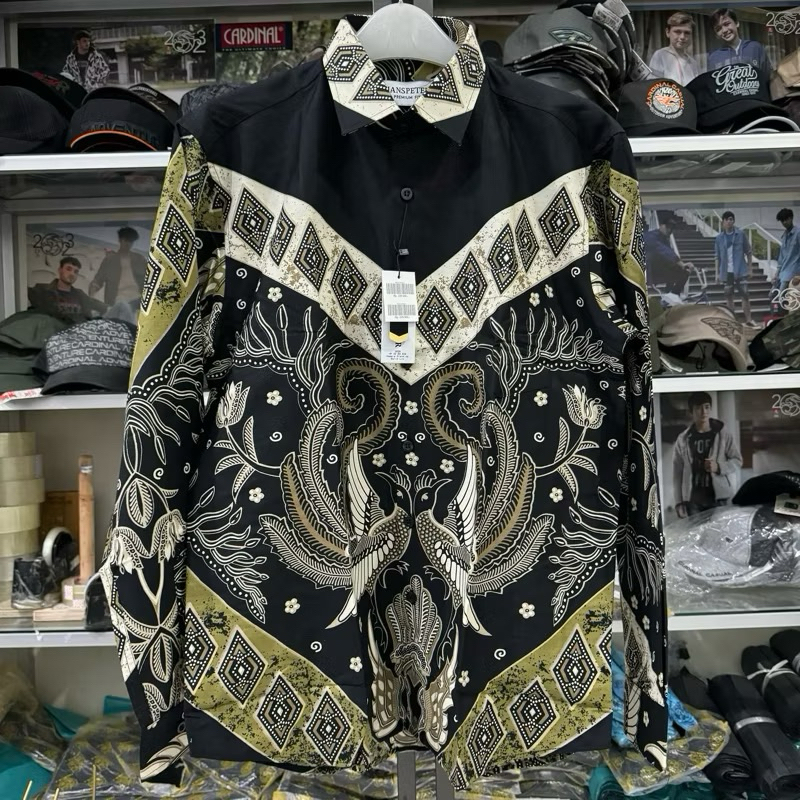 Kemeja Batik Hanspeter Lengan Panjang Original Kualitas Alisan