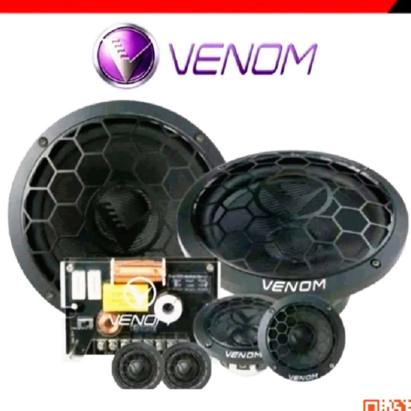 SPEAKER   COMPONENT VENOM ILLUMINATOR 3 Way VL 6.3 Split 3 Way Illuminator Garansi Resmi Venom