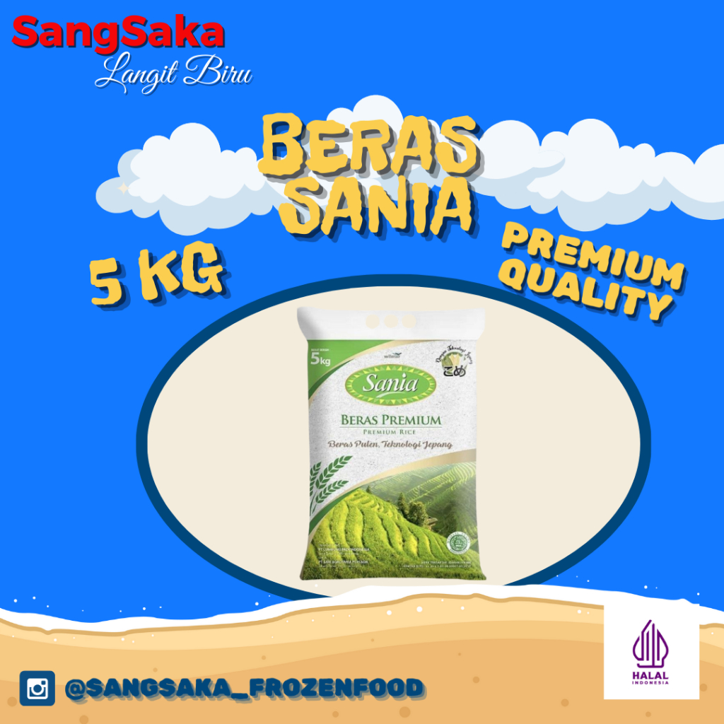 

BERAS SANIA 5 KILO GRAM