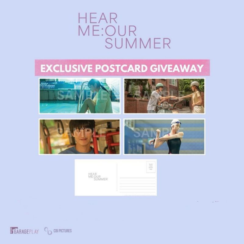 

HEAR ME: OUR SUMMER Exclusive Postcard Set CGV Indonesia Yoon-seo Min-ju Hong Kyung