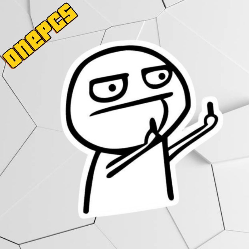 

STICKER VIRAL EMOT FU*CK YOU 1PCS