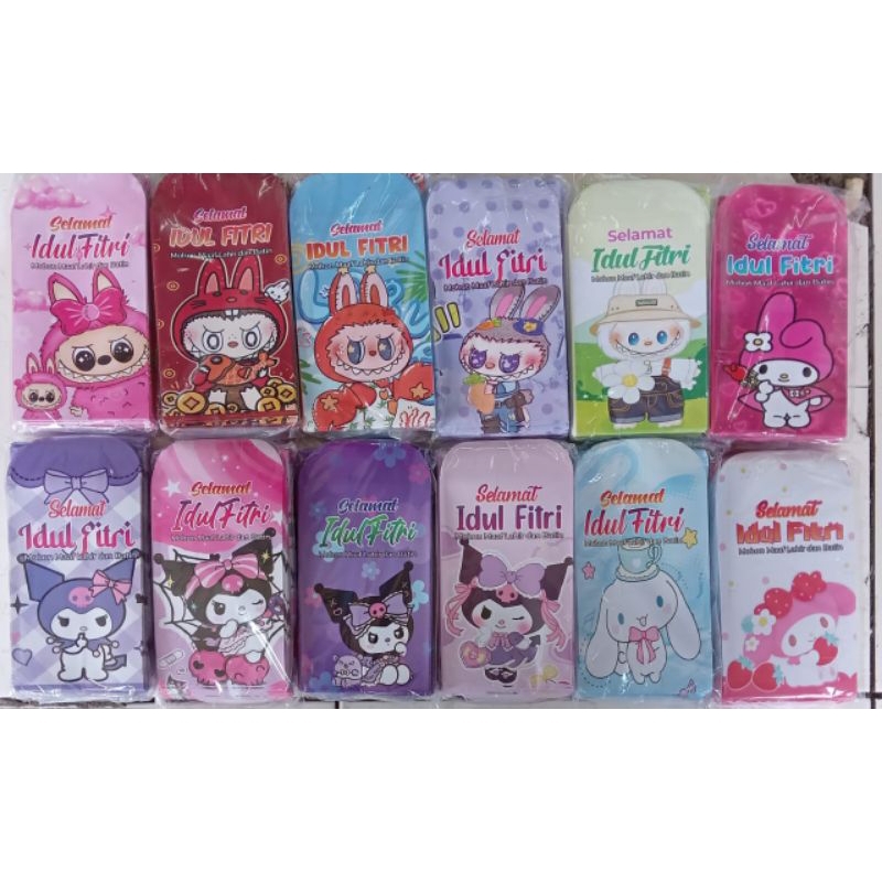 

amplop idul Fitri labubu/10 lembar UK 7x11 cm