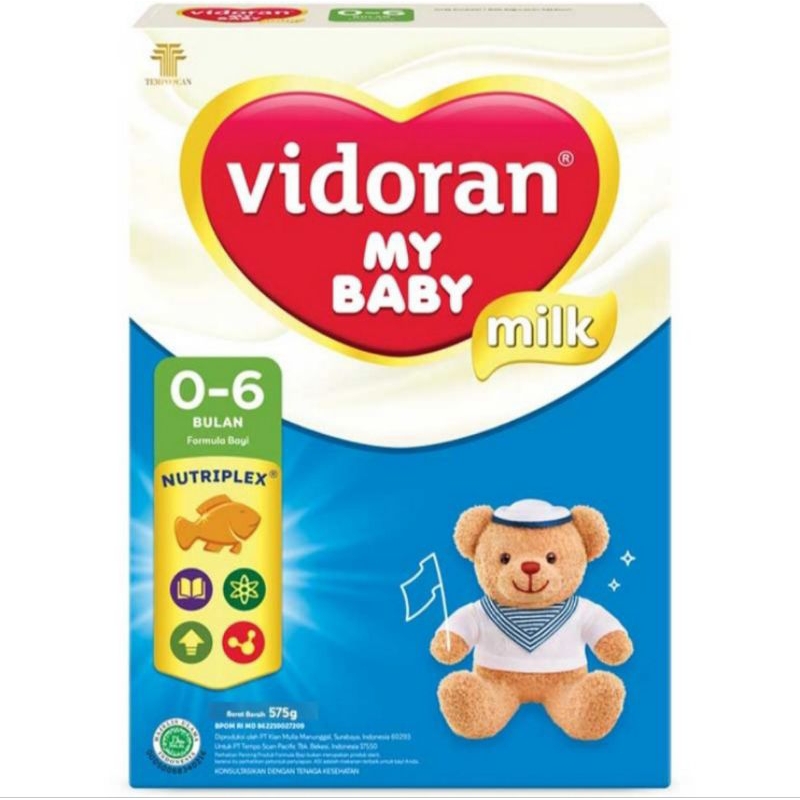 vidoran My Baby Susu Formula Bayi 0-6 Bulan 575 g
