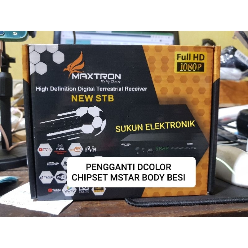 PROMOOOO  STB DIGITAL MAXTRON Set Top Box DIGITAL MAXTRON DVB-T2 CHIPSET MSTAR