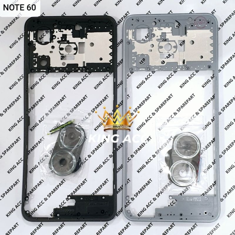 BEZZEL BAZEL BEZEL BEJEL TULANG MESIN TENGAH REALME NOTE 60