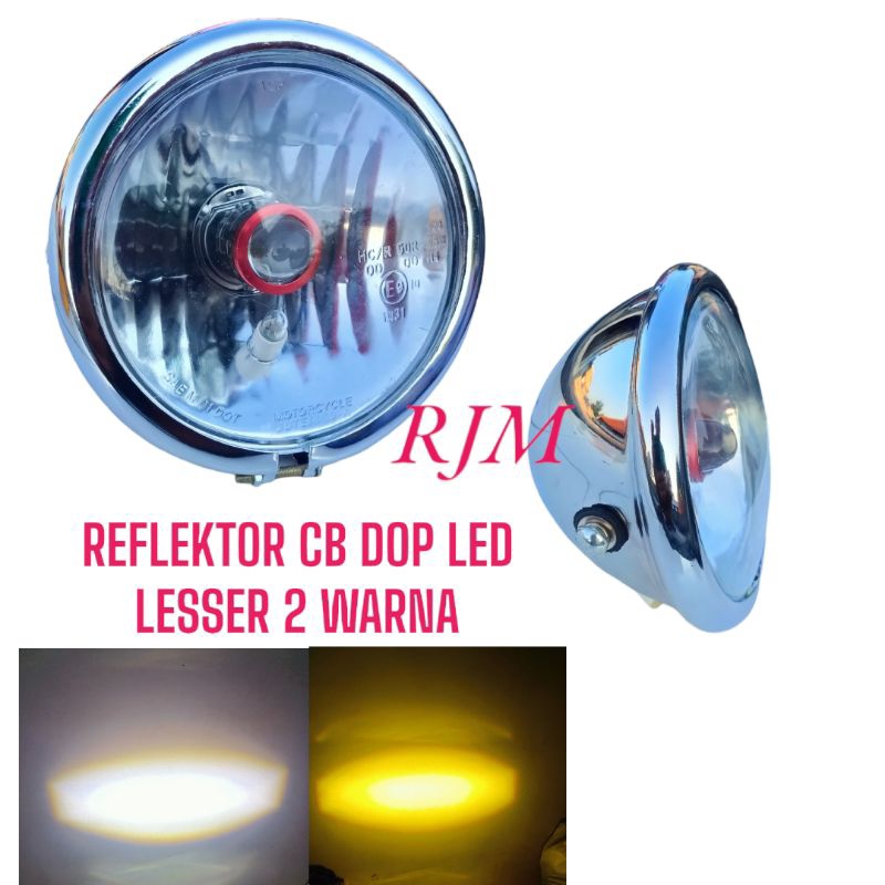 Reflektor Cb Pesek Model Jute Lampu depan Cb Gl Mp Tiger Dop led
